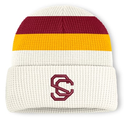  USC Trojans Nike Unisex Legacy Letter Cuffed Knit Hat - White