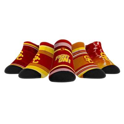  USC Trojans Rock Em Unisex Super Fan Five-Pack Low-Cut Socks Set - 