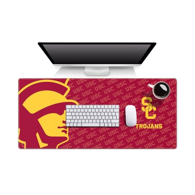 USC Trojans 15.7" x 35.4" Logo Series Desk Pad