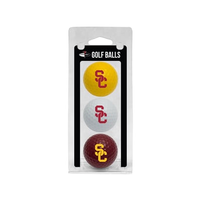 USC Trojans 3-Pack Multi-Colored Team Golf Ball Set