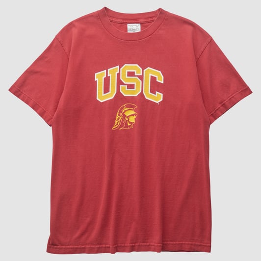 USC Trojans Cotton Exchange 2000s T-shirt - Red - S by Fanatics Real Vintage