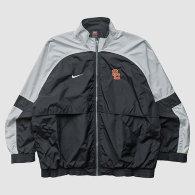USC Trojans Nike 2000s Full Zip Jacket - Black - XL by Fanatics Real Vintage
