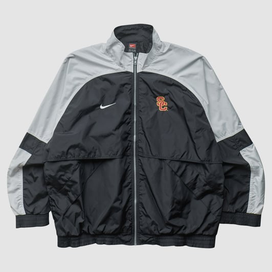 USC Trojans Nike 2000s Full Zip Jacket - Black - XL by Fanatics Real Vintage
