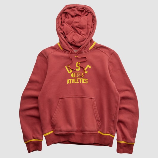 USC Trojans Nike 2000s Hooded Pullover Sweatshirt - Red - XS by Fanatics Real Vintage