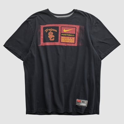 USC Trojans Nike 2010s T-shirt - Black - M by Fanatics Real Vintage