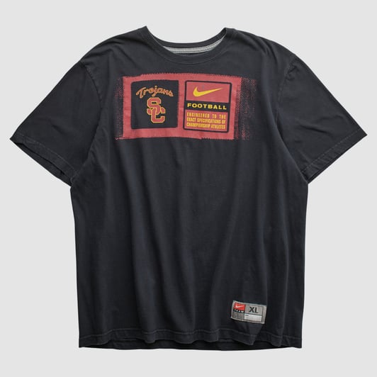 USC Trojans Nike 2010s T-shirt - Black - M by Fanatics Real Vintage