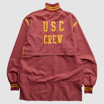 USC Trojans Sew Sporty 2000s 1/4 Zip Jacket - Red - 2XL by Fanatics Real Vintage