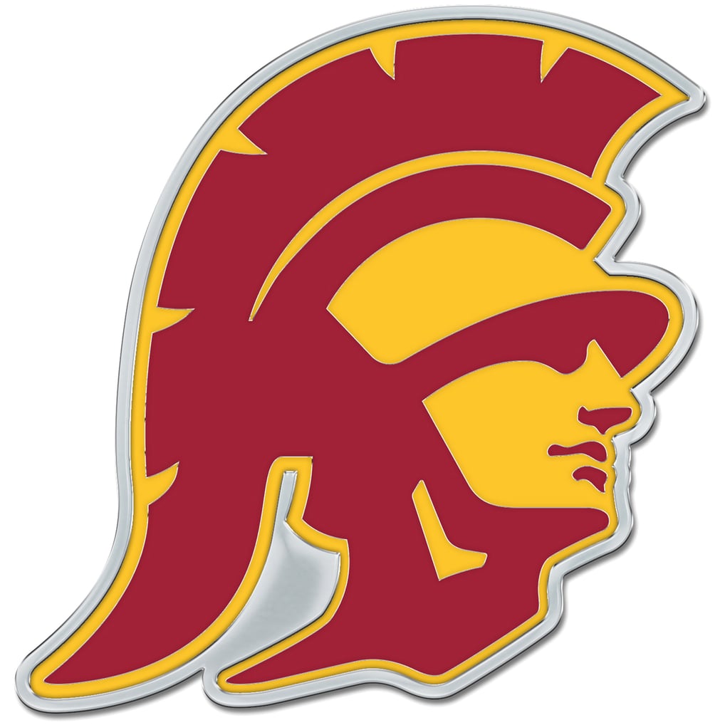 USC Trojans WinCraft Colored Chrome Auto Emblem