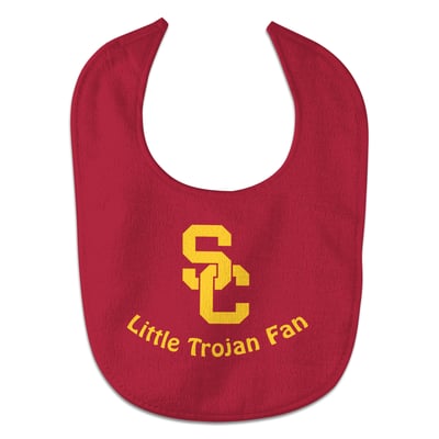 USC Trojans WinCraft Little Fan All-Pro Baby Bib