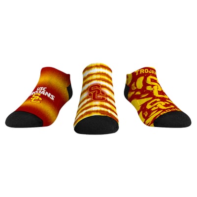 USC Trojans Rock Em Youth Make Some Noise Three-Pack Low-Cut Socks Set - Red