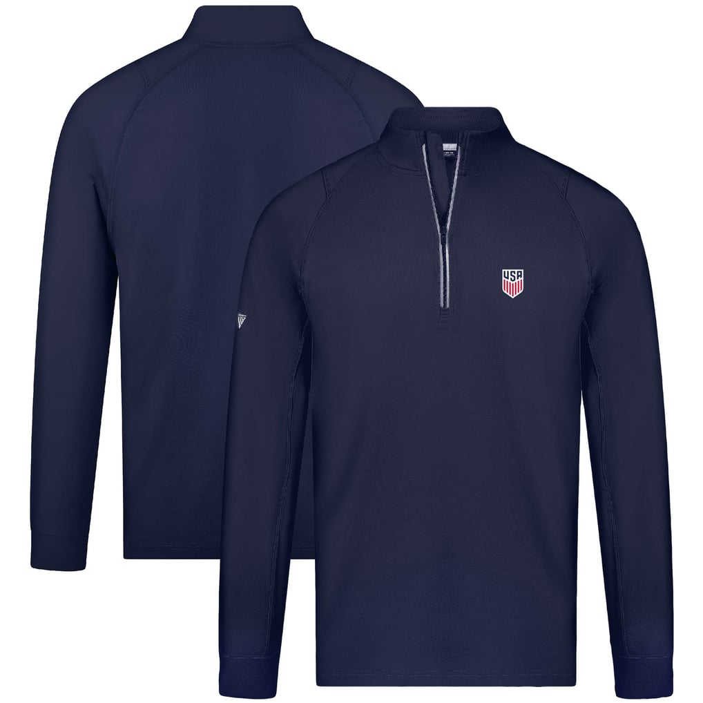 USMNT Levelwear Theory Quarter-Zip Pullover - Navy