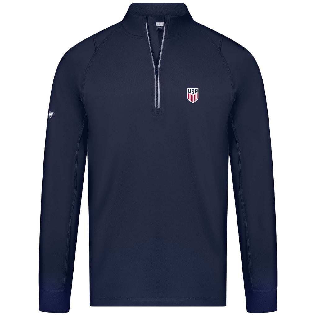 USMNT Levelwear Theory Quarter-Zip Pullover - Navy