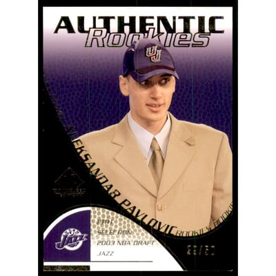 2003-04 SP Game Used Gold #125 Aleksandar Pavlovic