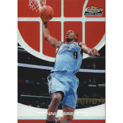 2005-06 Finest Refractors Red #153 Ronnie Brewer