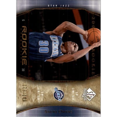 2005-06 SP Authentic Limited Rookies #156 Andre Owens