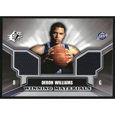 2005-06 SPx Winning Materials #DE Deron Williams