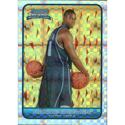 2006-07 Bowman Chrome X-Fractors #150 Ronnie Brewer