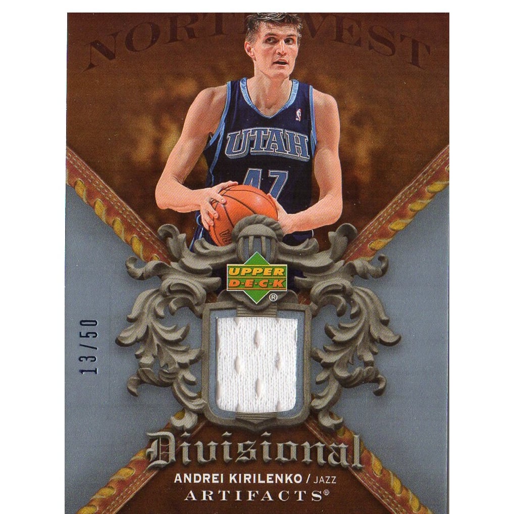 2007-08 Artifacts Divisional Artifacts Blue #DAAK Andrei Kirilenko