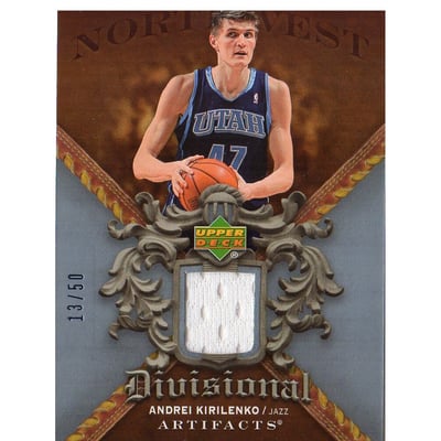 2007-08 Artifacts Divisional Artifacts Blue #DAAK Andrei Kirilenko