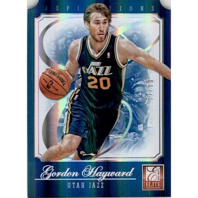 2012-13 Elite Aspirations #103 Gordon Hayward/80