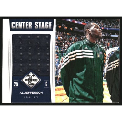 2012-13 Limited Center Stage Materials #47 Al Jefferson/199