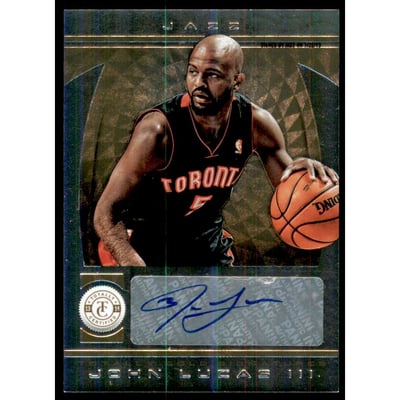 2013-14 Totally Certified Autographs Gold #206 John Lucas III/25