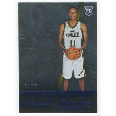 2014-15 Prestige Plus Bonus Shots Blue #165 Dante Exum