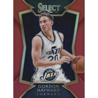 2014-15 Select Concourse Prizms Red #51 Gordon Hayward