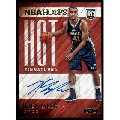 2015-16 Hoops Hot Signatures #74 Trey Lyles