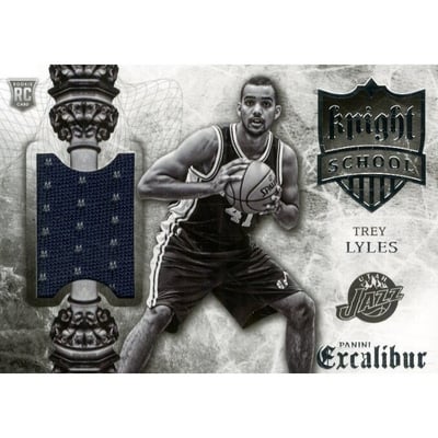 2015-16 Panini Excalibur Knight School Jerseys #10 Trey Lyles
