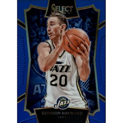 2015-16 Select Concourse Prizms Blue #34 Gordon Hayward
