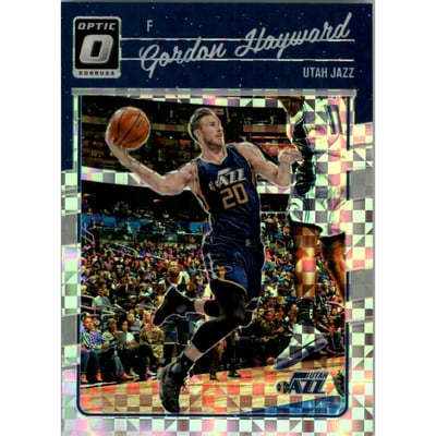 2016-17 Donruss Optic Checkerboard #52 Gordon Hayward