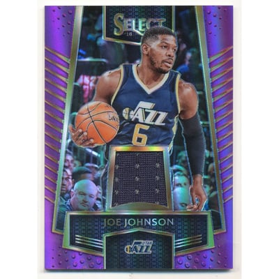 2016-17 Select Swatches Prizms Purple #55 Joe Johnson