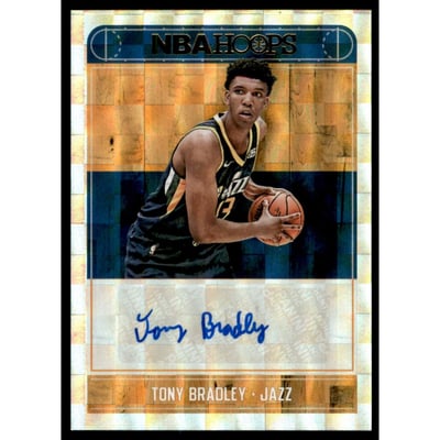 2017-18 Hoops Rookie Autographs #9 Tony Bradley