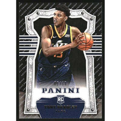 2017-18 Panini Artist Proof Gold #279 Tony Bradley