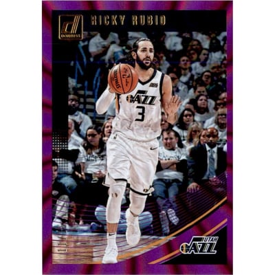 2018-19 Donruss Holo Purple Laser #53 Ricky Rubio