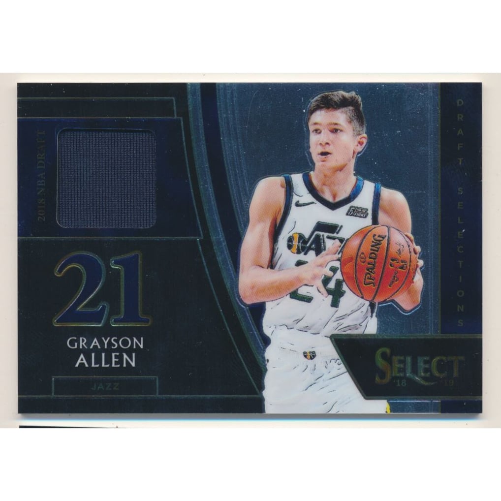 2018-19 Select Draft Selections Memorabilia #13 Grayson Allen