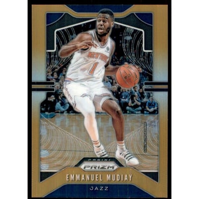 2019-20 Panini Prizm Prizms Orange #176 Emmanuel Mudiay