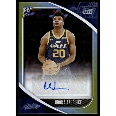 2020-21 Absolute Memorabilia Rookie Autographs Variation Level 1 #27 Udoka Azubuike