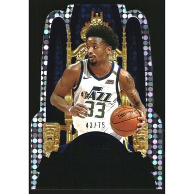 2020-21 Crown Royale Rookie Royalty Blue #1 Elijah Hughes