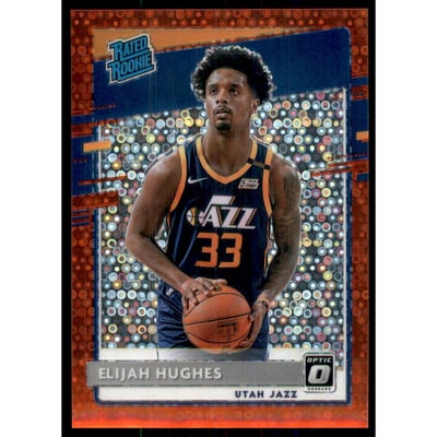 2020-21 Donruss Optic Fast Break Red #192 Elijah Hughes RR