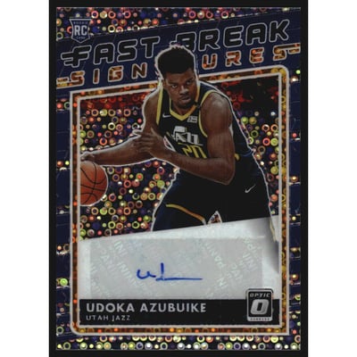 2020-21 Donruss Optic Fast Break Signatures #77 Udoka Azubuike