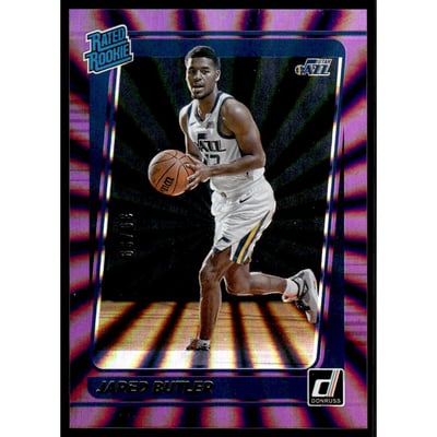 2021-22 Donruss Holo Purple Laser #249 Jared Butler RR