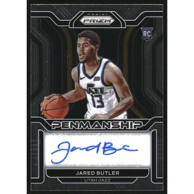 2021-22 Panini Prizm Rookie Penmanship #21 Jared Butler