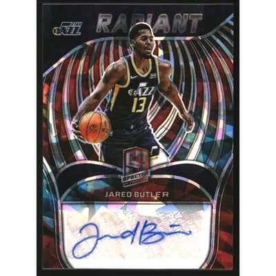 2021-22 Panini Spectra Radiant Signatures Astral #9 Jared Butler/49