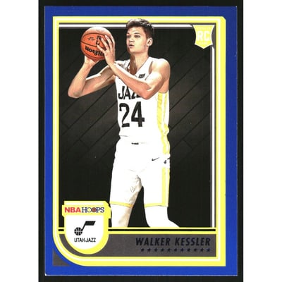 2022-23 Hoops Blue #252 Walker Kessler