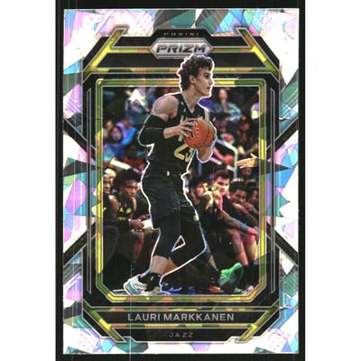 2022-23 Panini Prizm Prizms Ice #74 Lauri Markkanen