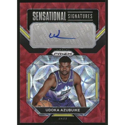 2022-23 Panini Prizm Sensational Signatures Prizms Choice #44 Udoka Azubuike