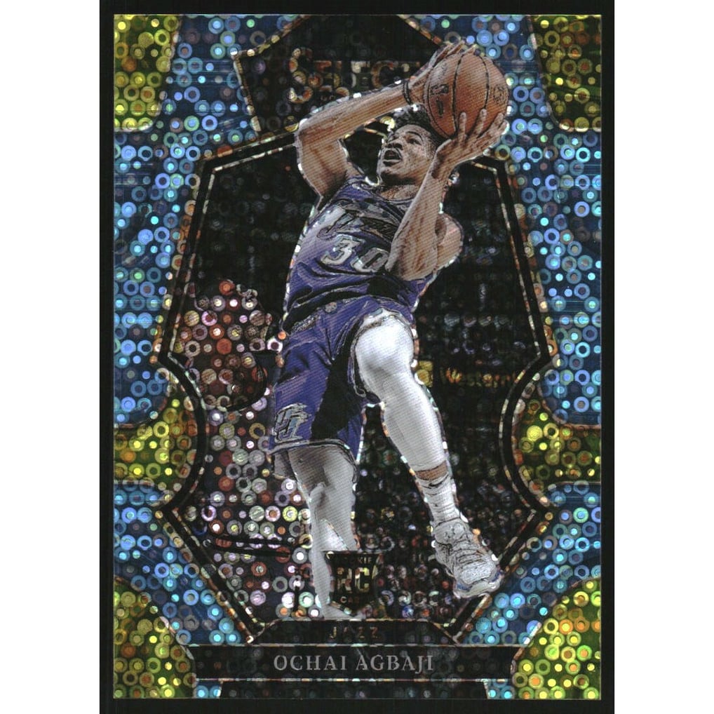 2022-23 Select Prizms Light Blue Disco #199 Ochai Agbaji