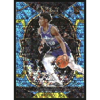 2022-23 Select Prizms Light Blue Disco #96 Ochai Agbaji